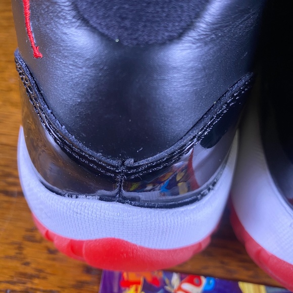 🔥💯Nike Air Jordan 11 Retro Bred Mens Size 7.5 - Picture 7 of 9